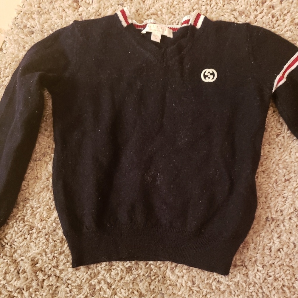 Navy Infant Gucci Sweater (unisex)-Sold